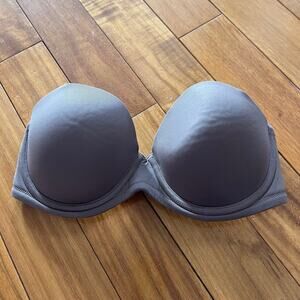 Wacoal Gray Strapless Underwired Bra Size 32D